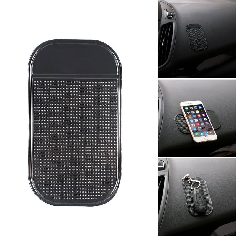 Bysameyee Car Dashboard Non Slip Mat  Bysameyee 5-Pack Anti-Slide Sticky Extra-Thick Dash Pad For Radar Detector  Cell Phone  Keys  Glass  Mirrors  Metal  Gps  Coins - Image 5
