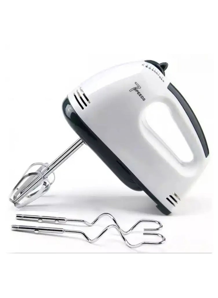 REFURA Hand Mixer RE-5310 - 200W, 7 Speed Handheld Mixer w/ 2 Beaters, 2 Hooks | Kitchen Appliances - Image 1