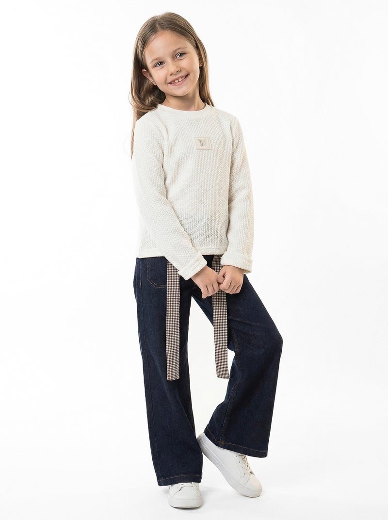 Hamada Tex Girls' three-piece set for ages 6 to 13 years, sizes 3928-4928 - Image 4