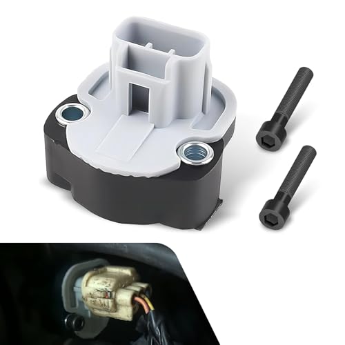 pinflaw Throttle Position Sensor 5017479AA Throttle Body Position Sensor Accelerator 3 Pin Engine TPS with Screws Accessories Compatible with Dodge Jeep Grand Cherokee Black - Image 1