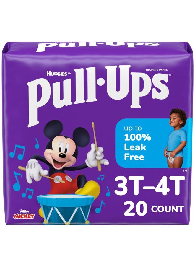 Pull-Ups Boys' Potty Training Pants, Size 3T-4T Training Underwear (32-40 lbs), 20 Count  - Image 1