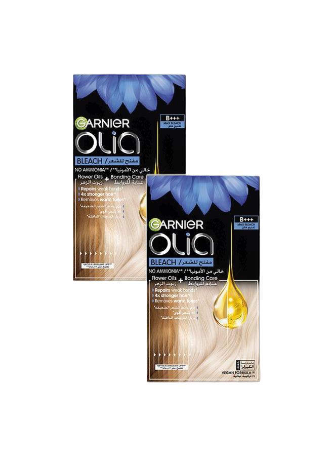 garnier Olia Bleach B+++Max Bleach No Ammonia, Flower Oils + Bonding Care-75g Bundle - Image 1