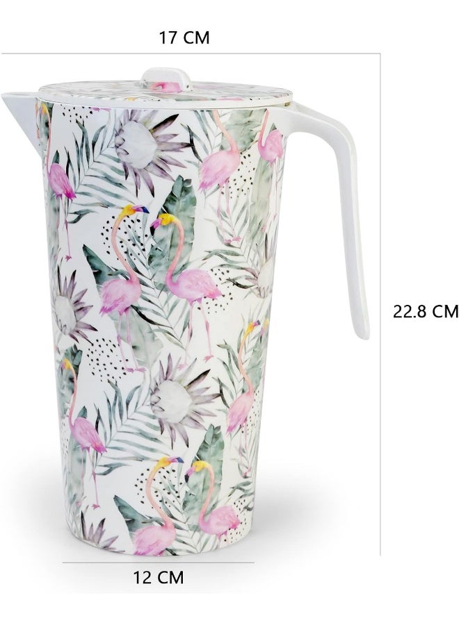 Cuisine Art Water Pitcher with Pour Spout and Lid – Durable and Sustainable Design  - Image 1