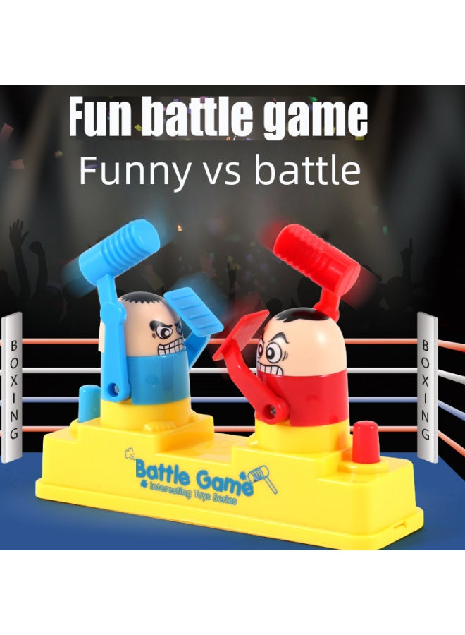 Red And Blue Attack And Defensive Battle Toys Double Fighting Machine Parent-Child Game Interactive Toys Children's Hand Fighting Hit Wholesale-Color:Fighting Little People (Color Box) English - Image 3