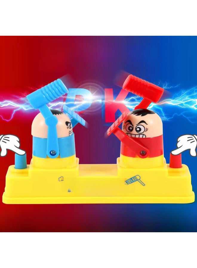 Red And Blue Attack And Defensive Battle Toys Double Fighting Machine Parent-Child Game Interactive Toys Children's Hand Fighting Hit Wholesale-Color:Fighting Little People (Color Box) English - Image 2