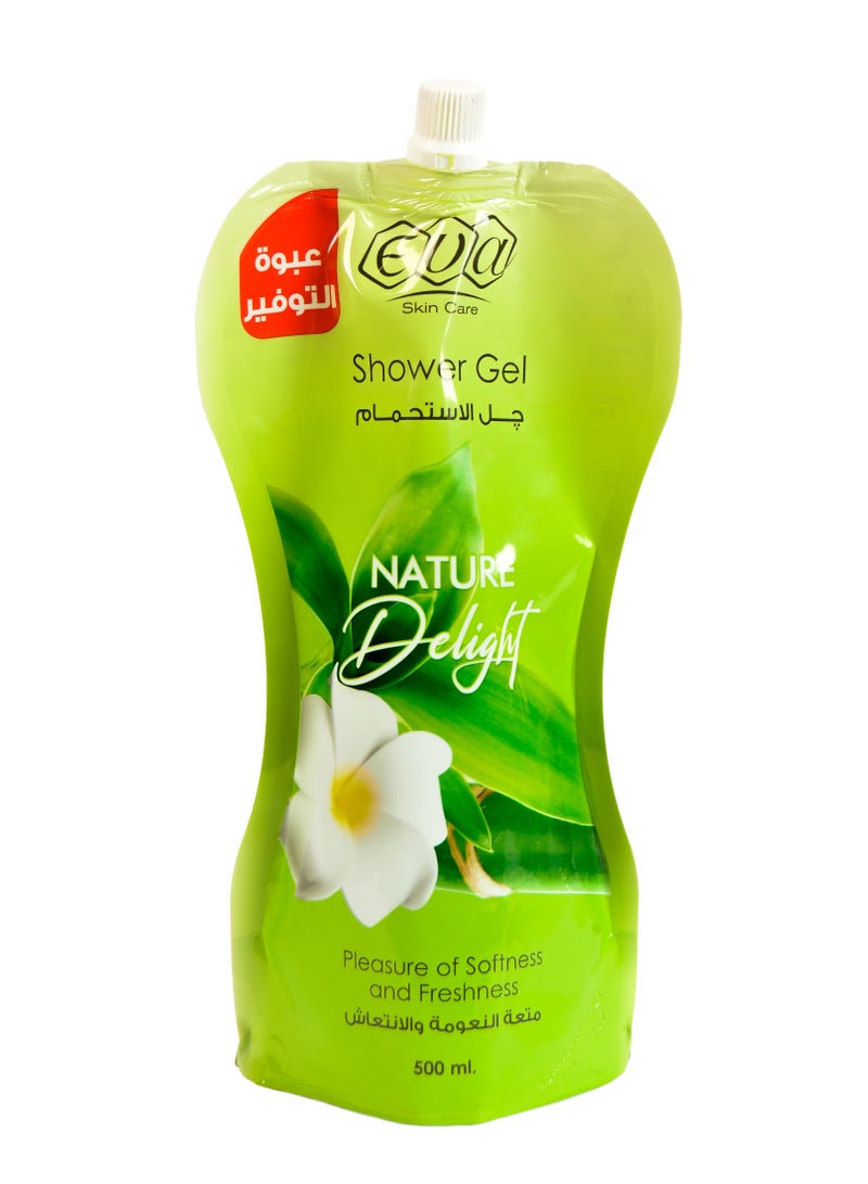 Eva Eva Skin Care Shower Gel Pouch Nature Delight 500 Ml  - Image 2