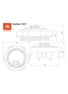 JBL JBL Stadium 192T Tweeter Car Speaker Boxes - 3/4 Inch Precision Tweeter Car Speaker by Harman Kardon (1 Pair) 150 Watt - Black  - Image 5