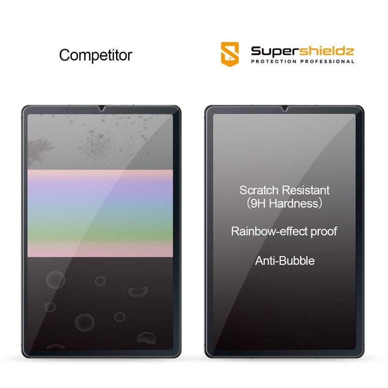 Supershieldz (2 Pack) Designed for Samsung Galaxy Tab S6 Lite 10.4 inch (2024/2022/ 2020) Screen Protector, (Tempered Glass) Anti Scratch, Bubble Free - Image 2