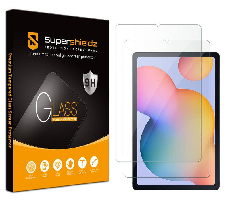 Supershieldz (2 Pack) Designed for Samsung Galaxy Tab S6 Lite 10.4 inch (2024/2022/ 2020) Screen Protector, (Tempered Glass) Anti Scratch, Bubble Free - Image 1