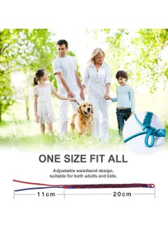 Oasisgalore 12PCS Woven Bracelet Leather Mosquito Repellent Bracelet Black, Sapphire Blue, Rose Red, White, Gold, Sapphire Blue  - Image 2