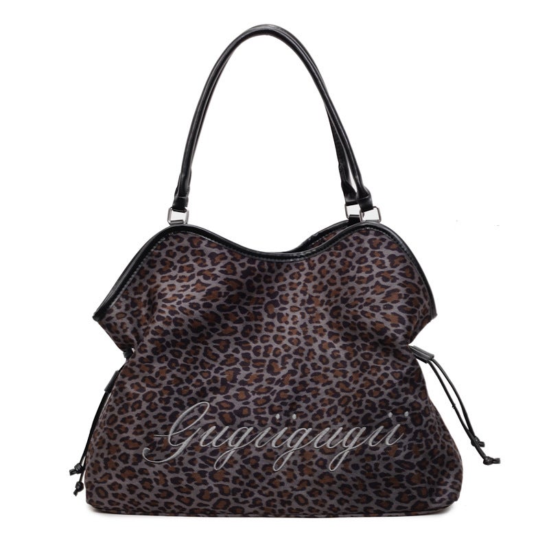 Women's Casual Suede Shoulder Tote Bag - Image 5
