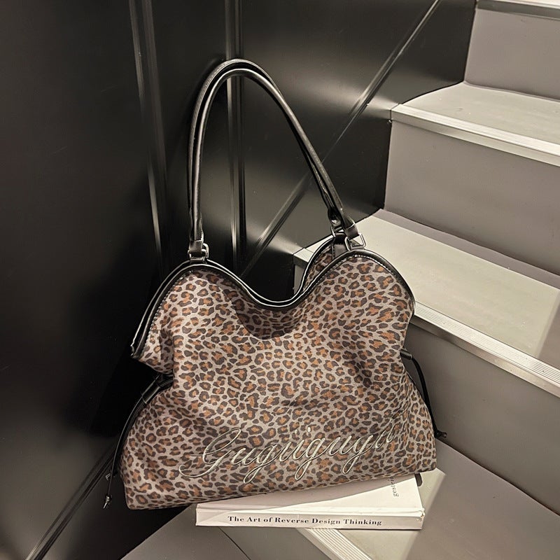 Women's Casual Suede Shoulder Tote Bag - Image 2
