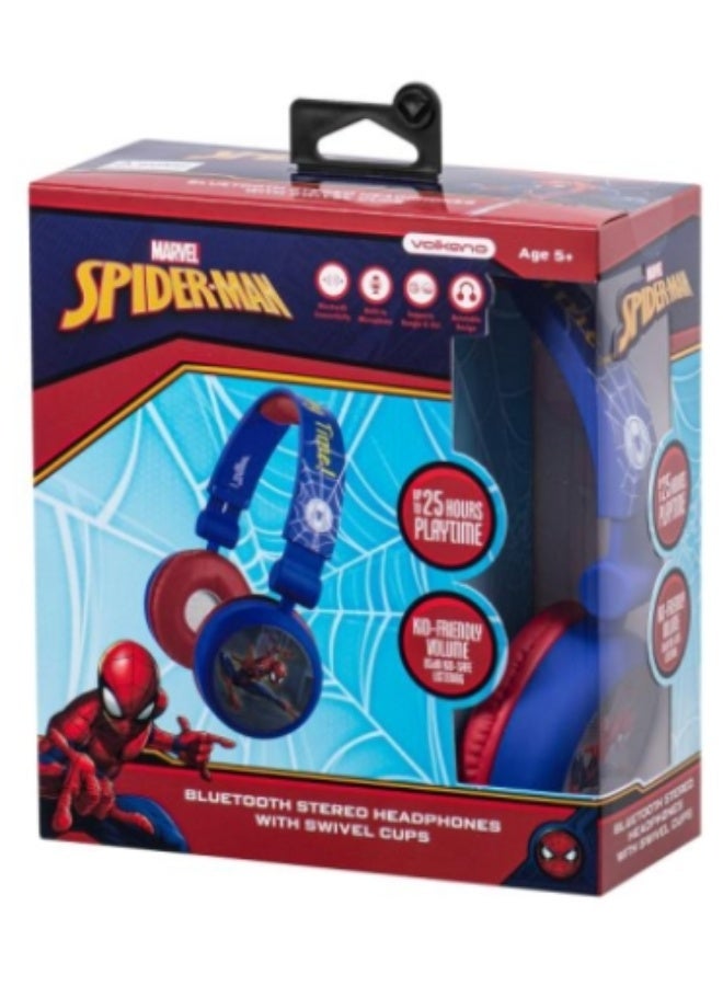 Marvel Spider-Man Bluetooth Headphones with Swivel Ear Cups - Image 2
