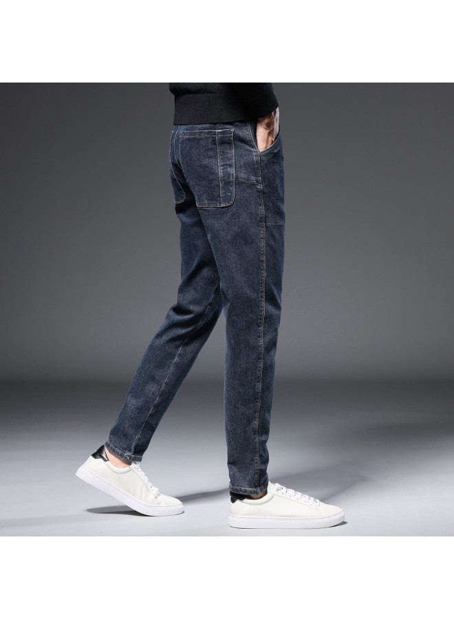 Fapai Simple Loose Regular Denim Fashion Casual Skin-friendly Comfortable Loose Handsome Jeans Men - Image 5