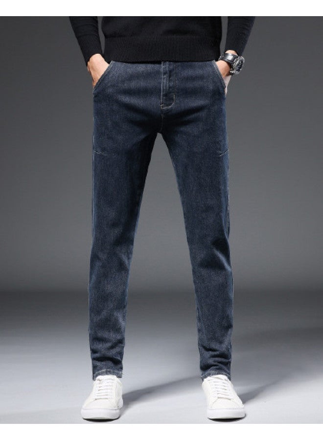 Fapai Simple Loose Regular Denim Fashion Casual Skin-friendly Comfortable Loose Handsome Jeans Men - Image 1