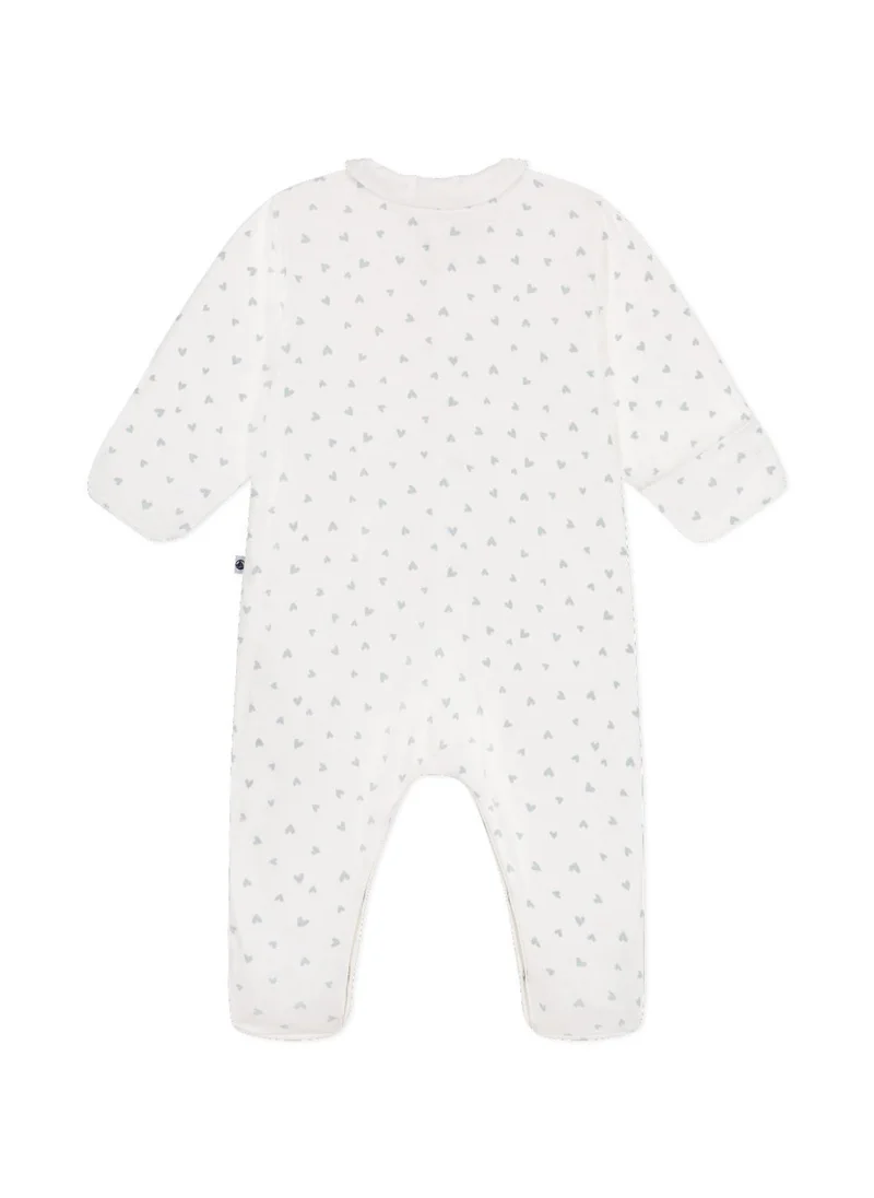 Petit Bateau Babies' printed cotton pyjama suit