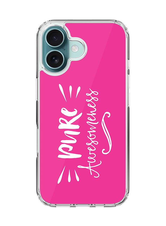 Stylizedd For iPhone 16 Case [Compatible with MagSafe] Slim Magnetic cover Clear Phone Case - Pure Awesomeness - Image 1