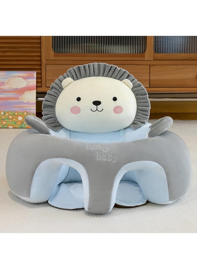 Halamine Baby Sofa Chair, Baby Sitting Chair (55x40x30cm) Support Seat Pillow, Protector Plush Cushion, Infant Sitting Sofa, Infant Plush Baby Seat for Toddlers (3 to 24 months) - Image 2
