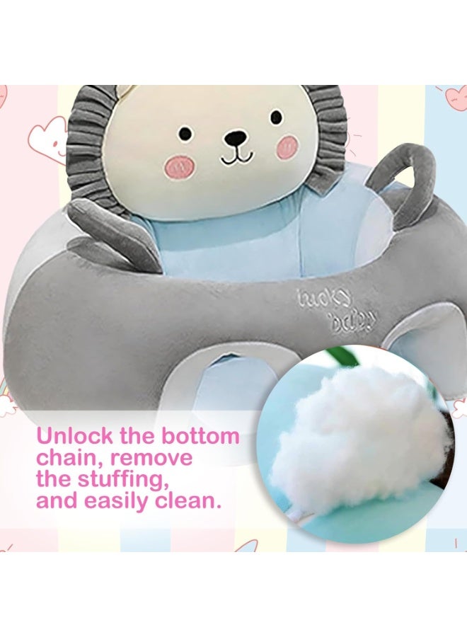 Halamine Baby Sofa Chair, Baby Sitting Chair (55x40x30cm) Support Seat Pillow, Protector Plush Cushion, Infant Sitting Sofa, Infant Plush Baby Seat for Toddlers (3 to 24 months) - Image 5