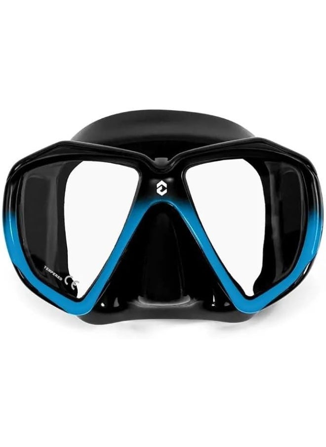 DYNAMICNORD DYNAMIC NORD VM-50 MASK TWO GLASS BLACK/BLUE FADE SPRAY  - Image 1