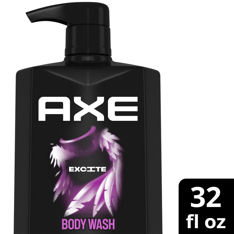 AXE Men's Body Wash, Excite, 12H, Refreshing Coconut Scent, 32 Fl Oz - Image 3
