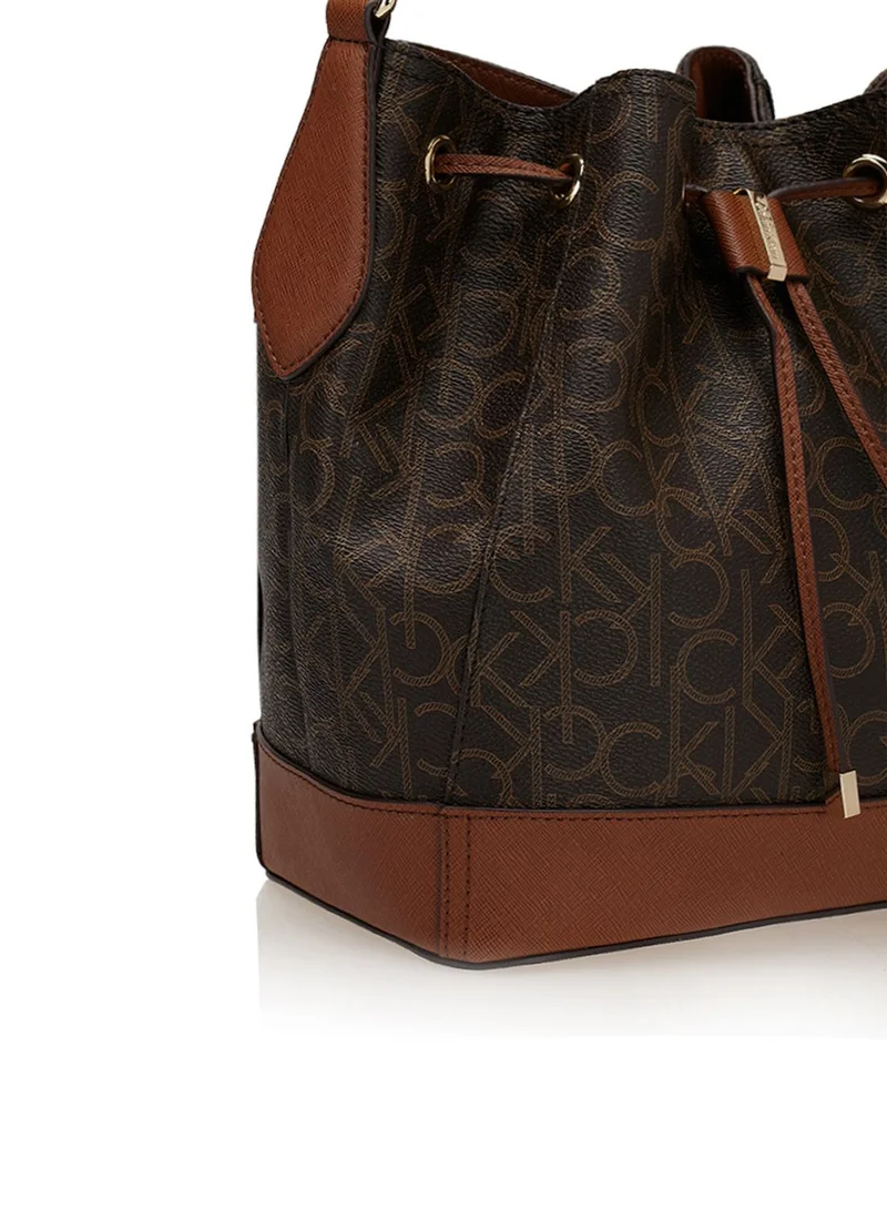 CALVIN KLEIN Monogram Drawstring Bag