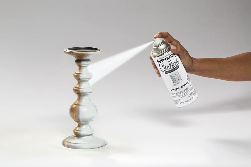 Rust-Oleum Linen White Chalked All-in-One Ultra Matte Spray Paint | One Coat Coverage | No Primer, Sanding, Or Topcoat Needed | Easy Spray Application | Made in USA | 12 OZ - Image 5