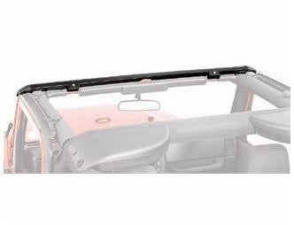 Bestop 5123801 No-Drill Header Windshield Channel for 1997-2006 Wrangler TJ - Image 2