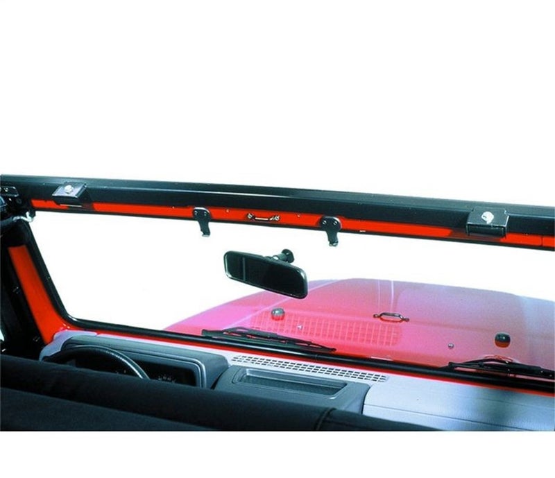 Bestop 5123801 No-Drill Header Windshield Channel for 1997-2006 Wrangler TJ - Image 4