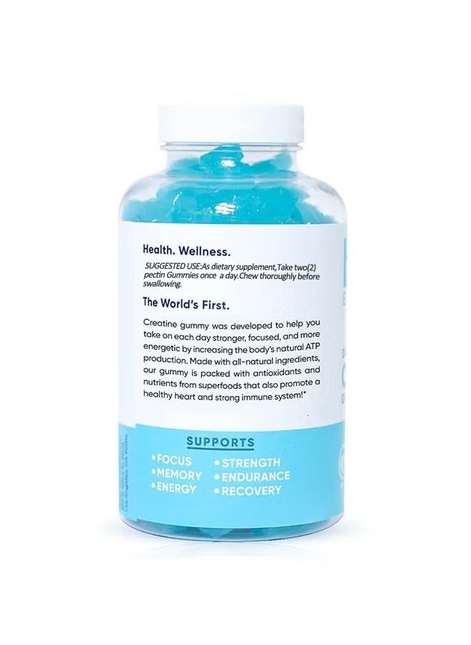 Private Label - Sports Creatine Gummies 60pieces, With Top Quality Ingredients, Increase Energy and Anti-Aging, Gummy Bear for Dietary Supplement, Daily Essential - Image 1