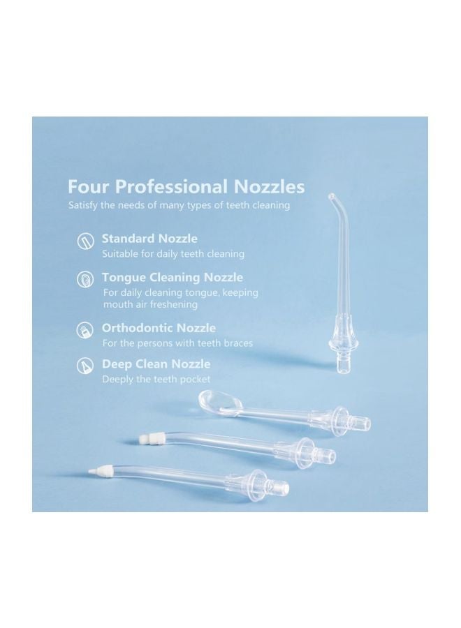 NIBEMINENT Mijia Portable Water Dental Flosser White/Clear - Image 3