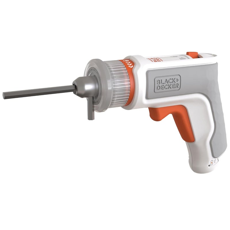 BLACK+DECKER BLACK DECKER BCRTA01B1 4V 5mm Cordless Electric Screwdriver Furniture Assembly Tool - Image 2