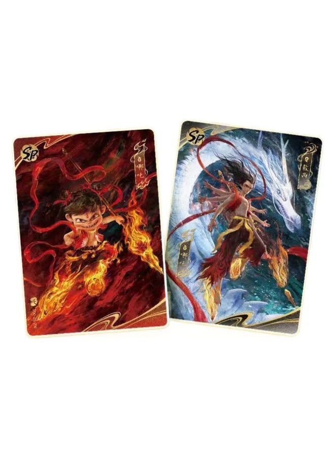 Card Tour Genuine Which Devil Boy Nao Hai Movie Series Tian Bao Collection Card Blind Box Peripheral Card-Color:Huiyue 5 Bullets (18 Packs Per Box) Retail Price 10 Yuan Pack  - Image 5