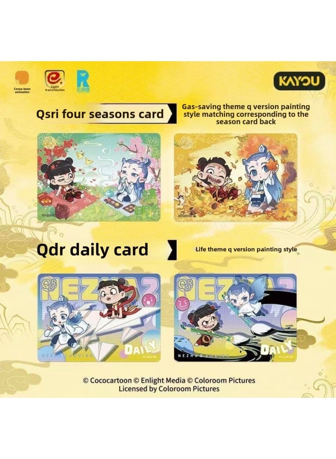 Card Tour Genuine Which Devil Boy Nao Hai Movie Series Tian Bao Collection Card Blind Box Peripheral Card-Color:Huiyue 5 Bullets (18 Packs Per Box) Retail Price 10 Yuan Pack  - Image 4
