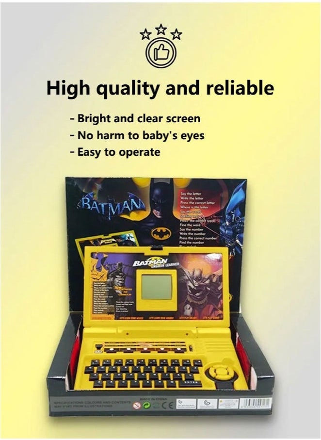 Batman Children's General Education Laptop Computer Puzzle with Interactive English Learning LED Display  - Image 5