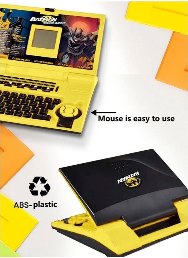 Batman Children's General Education Laptop Computer Puzzle with Interactive English Learning LED Display  - Image 3