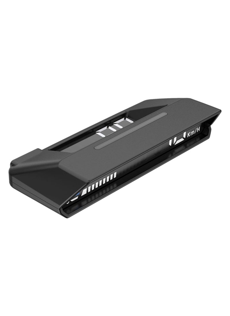 SYOSI - شاشة عرض HUD Head Up Display للسيارة، شاشة عرض HUD Head Up Display S100، شاشة لوحة القيادة متعددة الوظائف OBD للسيارة، متوافقة مع إنذار مراقبة درجة حرارة ناقل الحركة الزيتي، عداد السرعة الرقمي - Image 1