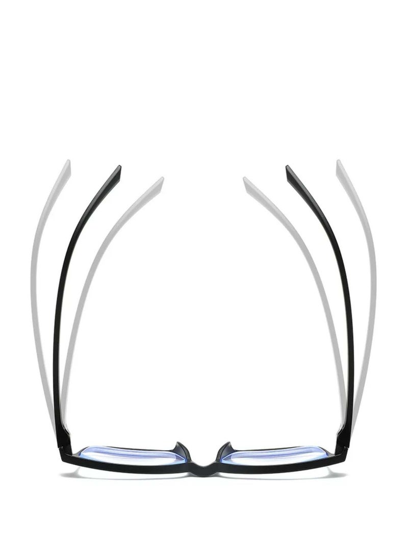 بعدسات بدرجة 300.نظارة طبية من الراتنج بدون معدن وبدون براغي، خفيفة ومتينة، مناسبة للأماكن الخاصة التي تتطلب اجتياز الفحص الأمني مثل المطارات والمدارس والمستشفيات والمعارض - Image 5