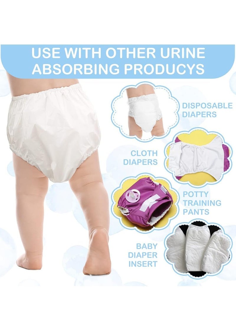 12 Pairs Baby Potty Training Pants, Waterproof Plastic Pants for Toddlers Plastic Diaper Covers