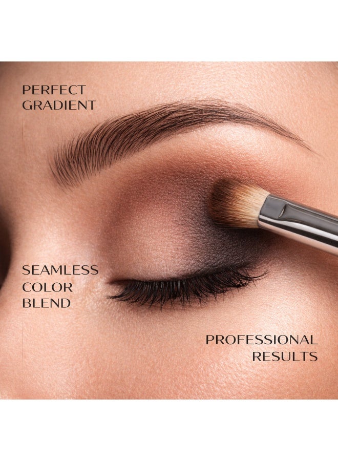 Eyeshadow Blending Brush for Crease – Professional Makeup Brush for Seamless Blend, Soft Diffusion & Smokey Eye – Ultra Soft Eye Makeup Brush for Powder & Cream Eyeshadow - Image 4
