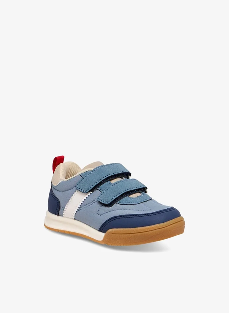 LBL by Shoexpress Boys Panelled Sneakers with Hook and Loop Closure