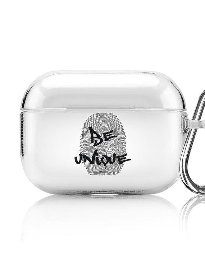 Stylizedd Classic Clear printed Case for Apple AirPods Pro 2nd Generation Thin Transparent Cover [Designed for Apple AirPods Pro 2nd Generation] - Be Unique - Image 1