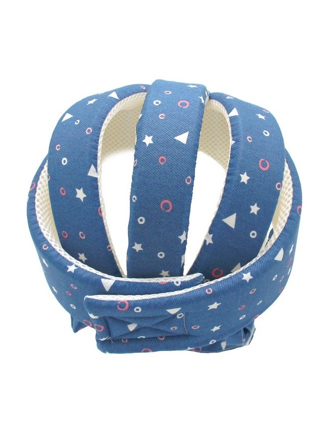 Ocanoiy Baby Safety Helmet Toddler Children Headguard Infant Head Cushion Protective Harnesses Cap Soft Adjustable Kid Safety Hat Head Protector (Starry Blue) - Image 5