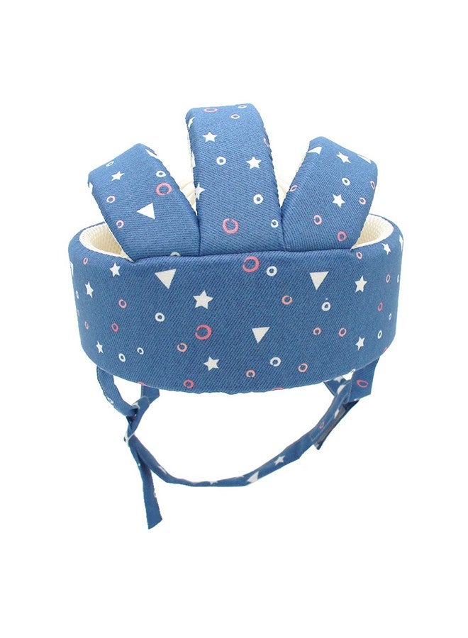 Ocanoiy Baby Safety Helmet Toddler Children Headguard Infant Head Cushion Protective Harnesses Cap Soft Adjustable Kid Safety Hat Head Protector (Starry Blue) - Image 2