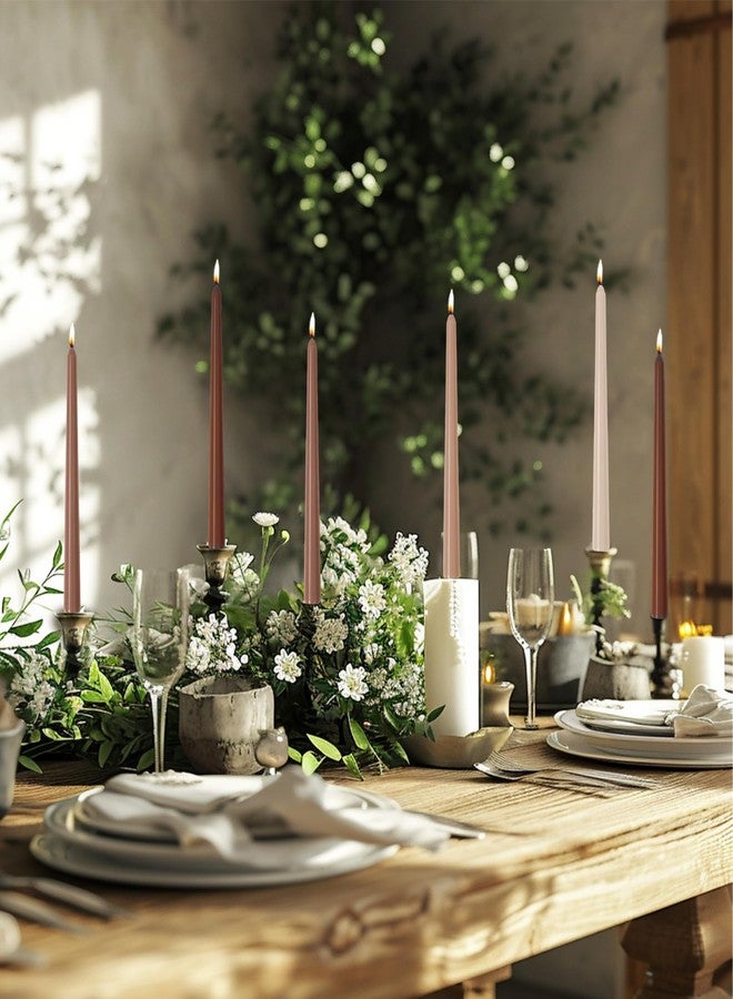 LPUSA - Tall Taper Candles 12 Inch Unscented Odorless Long and Tall Taper Candles for Sailboat, Sticks, Wedding, Advent, Home Decor, Dinner, Christmas, Set of 12 - Image 3