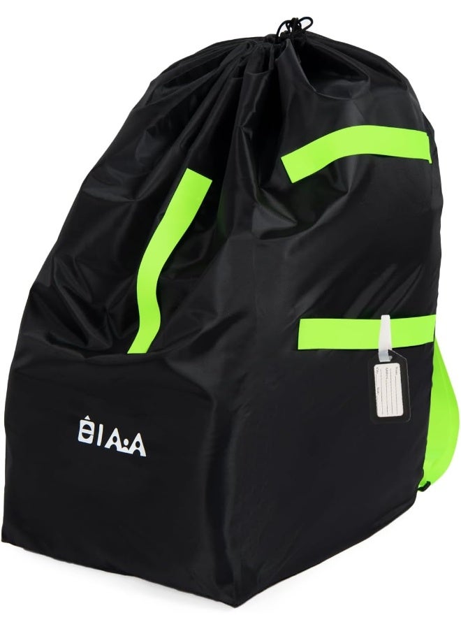 elaia حقيبة سفر مقعد السيارة إلايا للطائرة، مقاومة للماء وقابلة للارتداء مع أحزمة، سعة كبيرة، حقيبة فحص مقعد السيارة مبطنة، مثالية للسفر الجوي، والعطلات العائلية، والآباء مع الرضع - Image 1