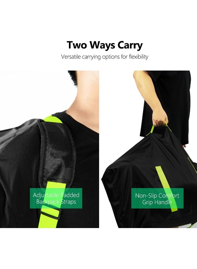 elaia حقيبة سفر مقعد السيارة إلايا للطائرة، مقاومة للماء وقابلة للارتداء مع أحزمة، سعة كبيرة، حقيبة فحص مقعد السيارة مبطنة، مثالية للسفر الجوي، والعطلات العائلية، والآباء مع الرضع - Image 4