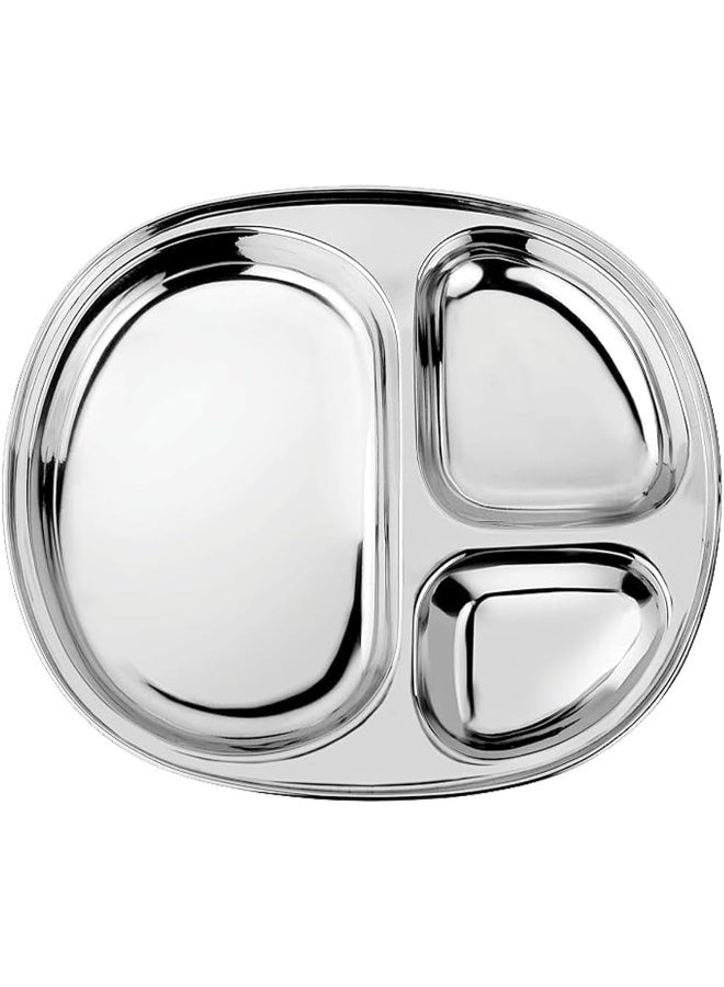 Ahimsa Stainless Steel Kids Plates - Image 1