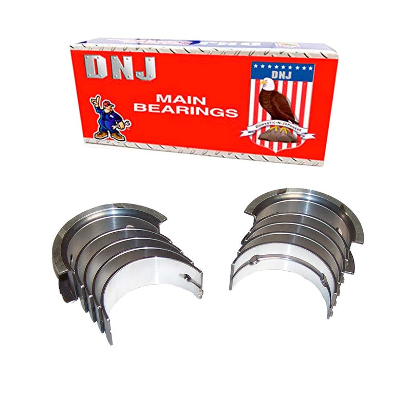 DNJ MB105.30 Oversize Main Bearings Set for 1982-1998 Dodge, Eagle, Hyundai, Mitsubishi, Plymouth Champ, Colt, Cordia 1.6L-2.4L L4 8V SOHC 1597cc - Image 1