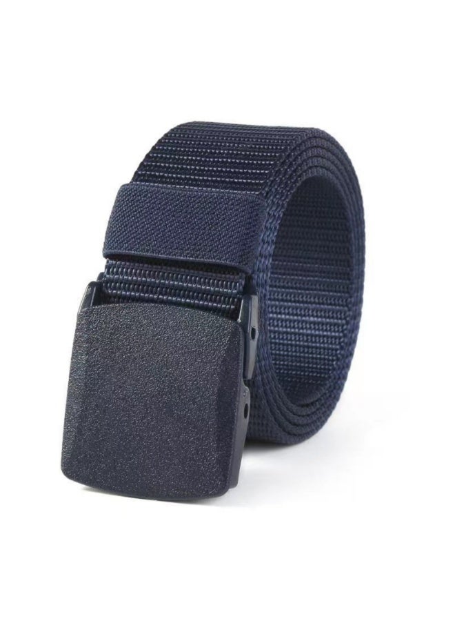Men's Tactical Belt, Men's Adjustable Nylon Canvas Work Belt, No Metal Buckle, Quick Passage Airport Safety, Suitable for Work and Travel - Image 1